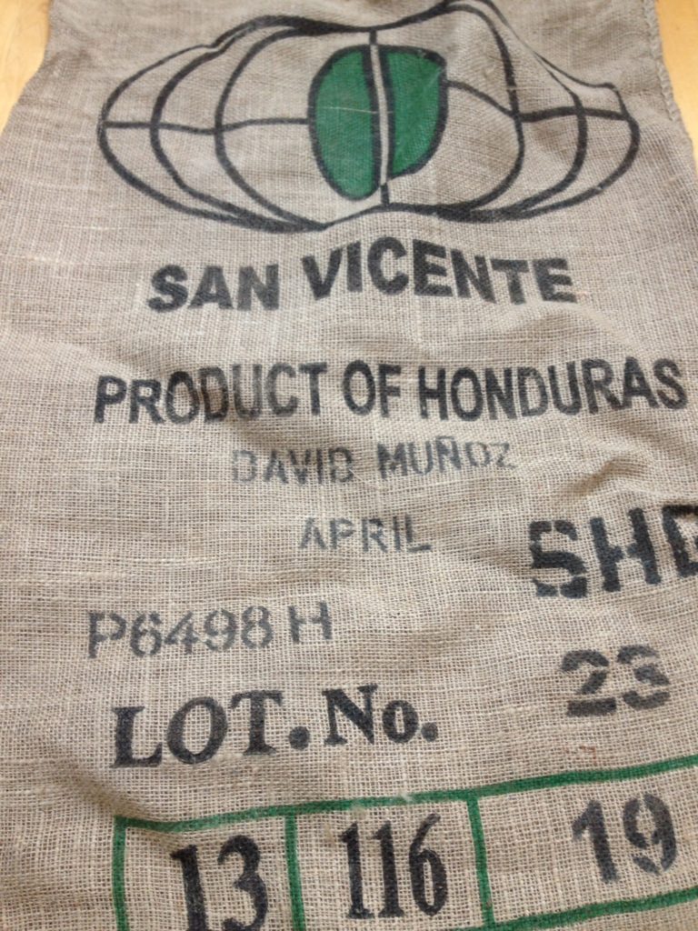 Burlap coffee sack